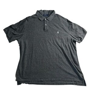 Polo Ralph Lauren Polo Shirt Mens Size 4XB Charcoal Gray Golf Activewear Preppy